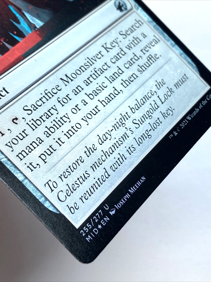 MTG Moonsilver Key *FOIL* Innistrad: Midnight Hunt 255/277 Pack