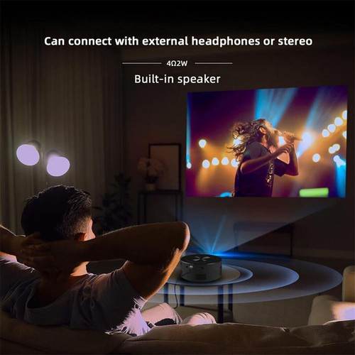 Mini Projector LED HD 1080P Home Cinema Portable Office Theater Movie Projector - Picture 10 of 14