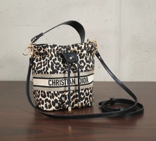 Beauty VIP GWP Novelty Gift Leopard Canvas Converted Bucket Bag