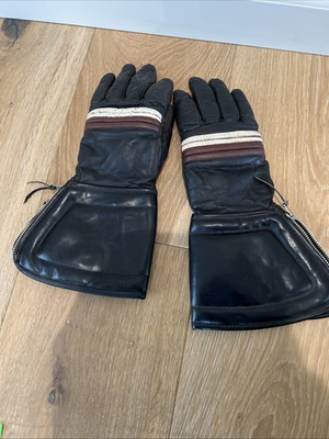 #ad Hondaline Leather Gloves Small Honda Line Genuine $29.99