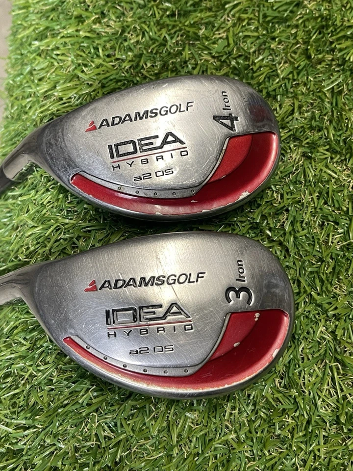 Adams Idea a2 OS 3 y 4 Hierros Híbridos Grafito Azul Mano Izquierda Foto 3 de 4