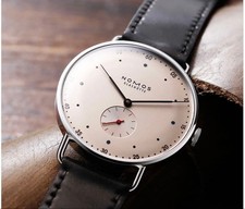 NOMOS Metro MT1A4W2 Watch Bauhaus Design Hand Wind Small Seconds 38.5mm Boxed 8