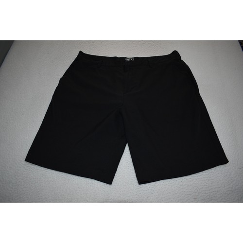 Adidas Golf Shorts Mens Size 40 With Pockets Performance Polyester FLAT Black - Picture 5 of 5