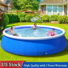 Portable Large Inflatable Swimming Pool Above Ground Wear Resistant PVC Durable