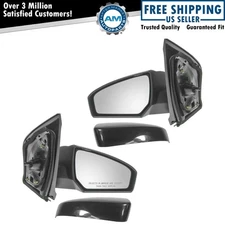 Side View Mirror Set Left & Right Manual Fits 2007-2012 Nissan Sentra