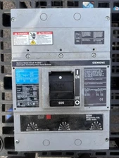 Siemens Sentron Series 600A Circuit Breaker 3-Pole 600VAC-Free Shipping!!!
