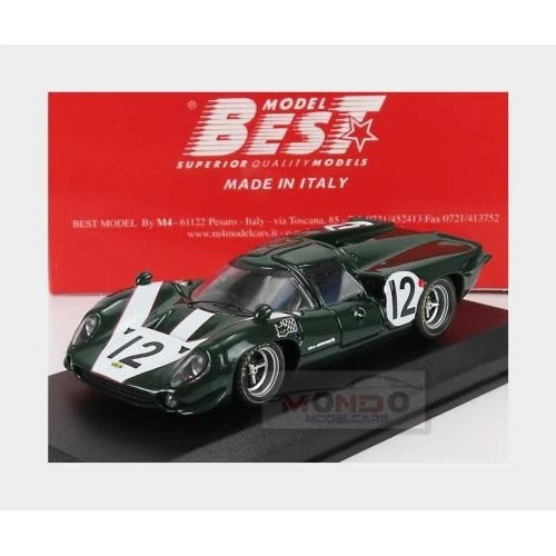 1:43 BEST Lola T70 Mkiii Aston Martin 5.0L #12 24H Le Mans 1967 Irwin BE9247-2 M - Image 2 of 2