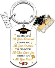 2026 Graduation Gifts For Her Him Class Of 2026 Graduation Keychain Gifts Sliver
