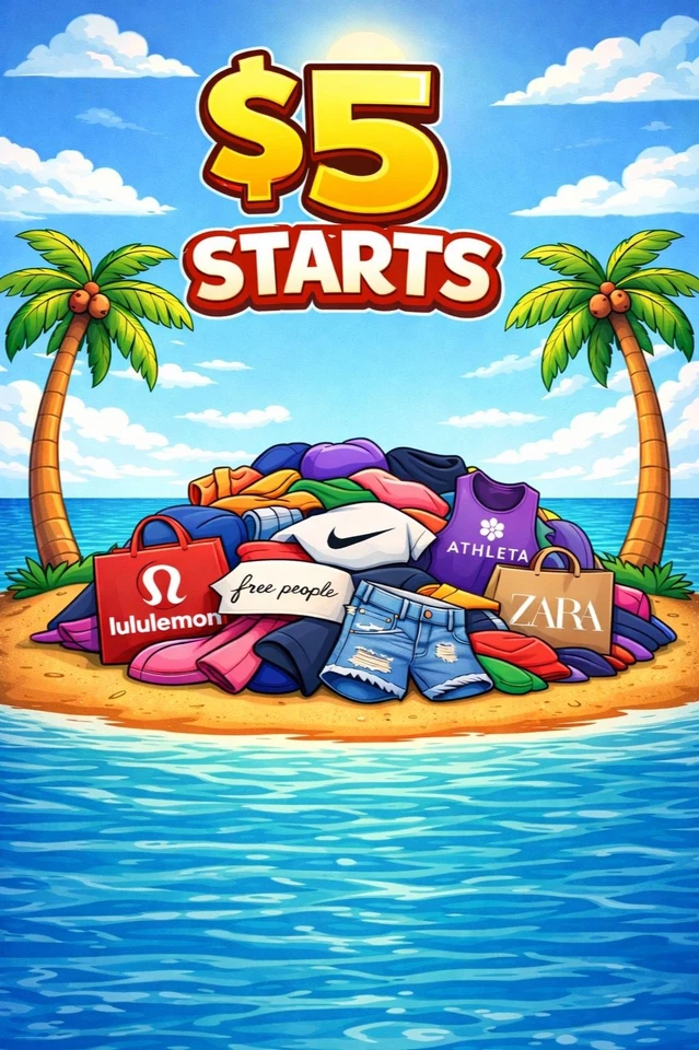 Lilly Pulitzer, Lululemon, Athleta, Ralph Lauren, Carhartt- $5 Starts