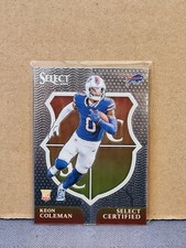 2024 Panini Select - Select Certified Rookies Keon Coleman #13 (RC)
