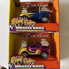 Vintage 1992 Toy State Road Rippers Muscle Rods Dual Motors Engines WORKING NEW