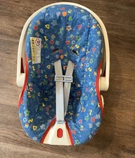 Vintage Cosco Infant Car seat. 1999 Primary Colors. For Dolls Or Display
