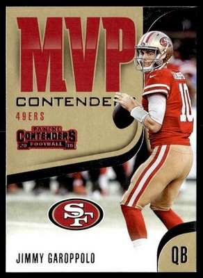 2018 Panini Contenders MVP Jimmy Garoppolo San Francisco 49ers #MVP-18