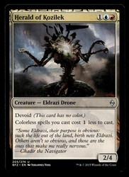 Herald of Kozilek (205/274) - Battle for Zendikar - Uncommon