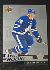 2022-23 Upper Deck NHL Star Rookie Box Set - Nicholas Abruzzese #16 (RC)