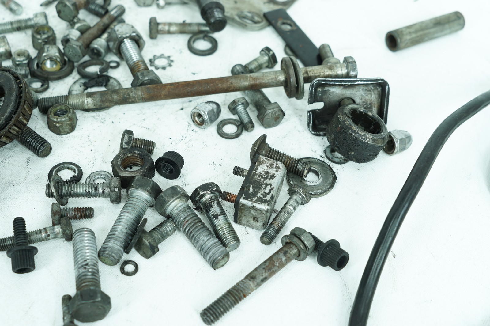 1980 Harley Sportster XLH883 OEM Hardware Bolts Nuts & Brackets