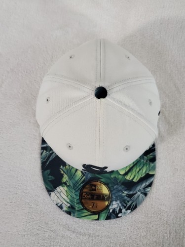 NUEVA ERA 59 FIFTY MLB CHICAGO BLANCO SOX FLORAL MARFIL GRN AJUSTADO SOMBRERO PARA HOMBRE TALLA 7 3/8 - Imagen 2 de 8