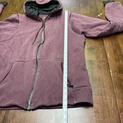 Nike Air Jordan Shield Full-Zip Tech Hoodie Jacket Maroon $200 809486-642 Sz L - Picture 7 of 7