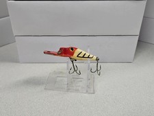 Vintage Fred Arbogast 1/4oz HUSTLER...Red Head w/Black Ribs...Tougher Color!!!