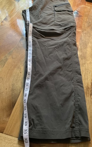 BC Clothing Olive Green Convertible Cargo Pants/Shorts Size M x 32 Belted - Picture 8 of 8