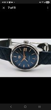 Pre-Owned Tag Heuer Carrera Quartz WBK1312 Blue Dial Stainless Steel Wristwatch 8