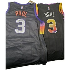 LOT Chris Paul Bradley Beal Signed AUTO Phoenix Suns Jersey Fanatics PSA Jordan