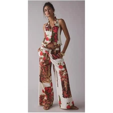 House Of Sunny The Rose Garden Wide Leg Pant Urban Outfitters Anthropologie Boho