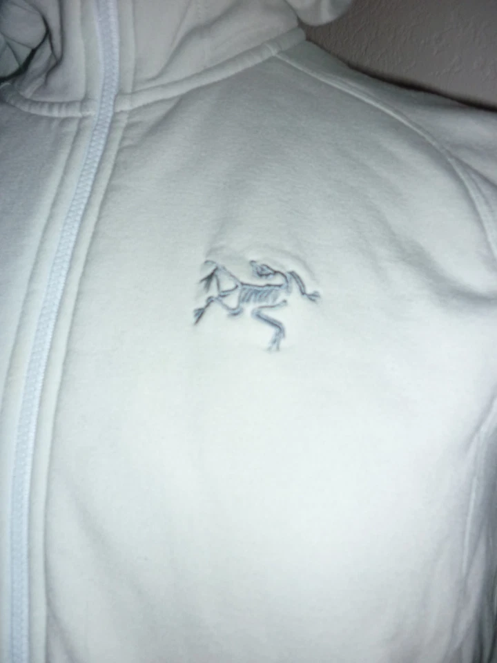 Arc’teryx Kyanite Sudadera con Capucha Para Mujer Azul Aqua Cremallera Completa Chaqueta Exterior Mediana M Foto 3 de 4