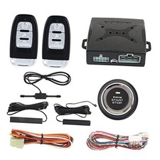 EC003-1 PKE Passive Keyless Entry Car Alarm System Push Button Start Remote
