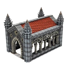 Feature + Scatter Terrain - Chapel - Miniature Wargames - Warhammer 40k/AoS