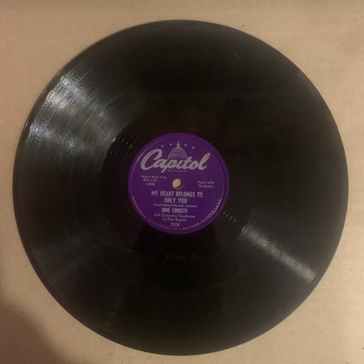 June Christy, 78 rpm, V+, My Heart Only Belongs To You, Capitol 2308