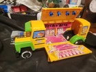 Tmnt Rock N Roll Muta Bus Vintage Ninja Turtles Vehicle 1992 READ