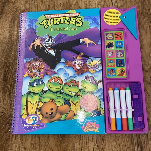 Vintage Teenage Mutant Ninja Turtles YES! Books The Carnival Caper Book 1994 12’