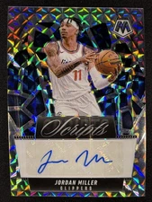 2024-25 Panini Mosaic #MS-JML Jordan Miller Scripts Silver Mosaic Auto