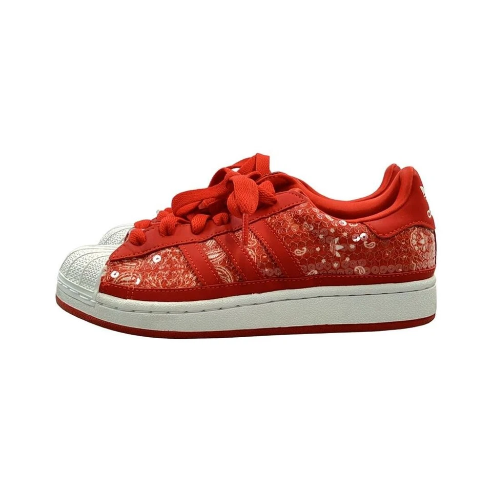 Adidas Low-cut Sneaker Sequin Superstar Paisley G95697 Womens Size 22.5 (S) d49 - Image 2 of 4