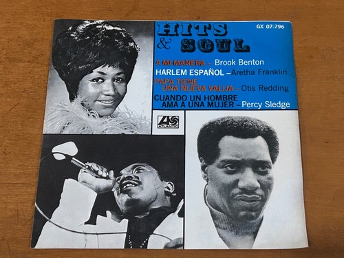 ARETHA FRANKLIN Spanish Harlem FUNK SOUL 1973 MEXICO 7" EP Ottis Redding - Picture 2 of 5