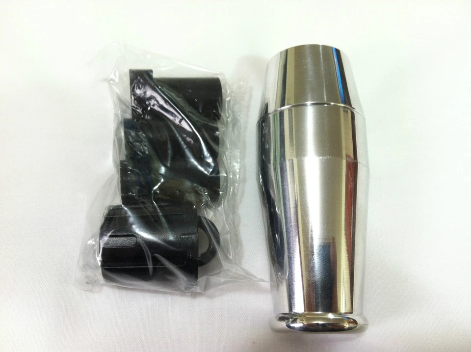 Chrome Polished Aluminum Grip Shift Gear Knob Manual Transmission M/T Universal Foto 3 de 4