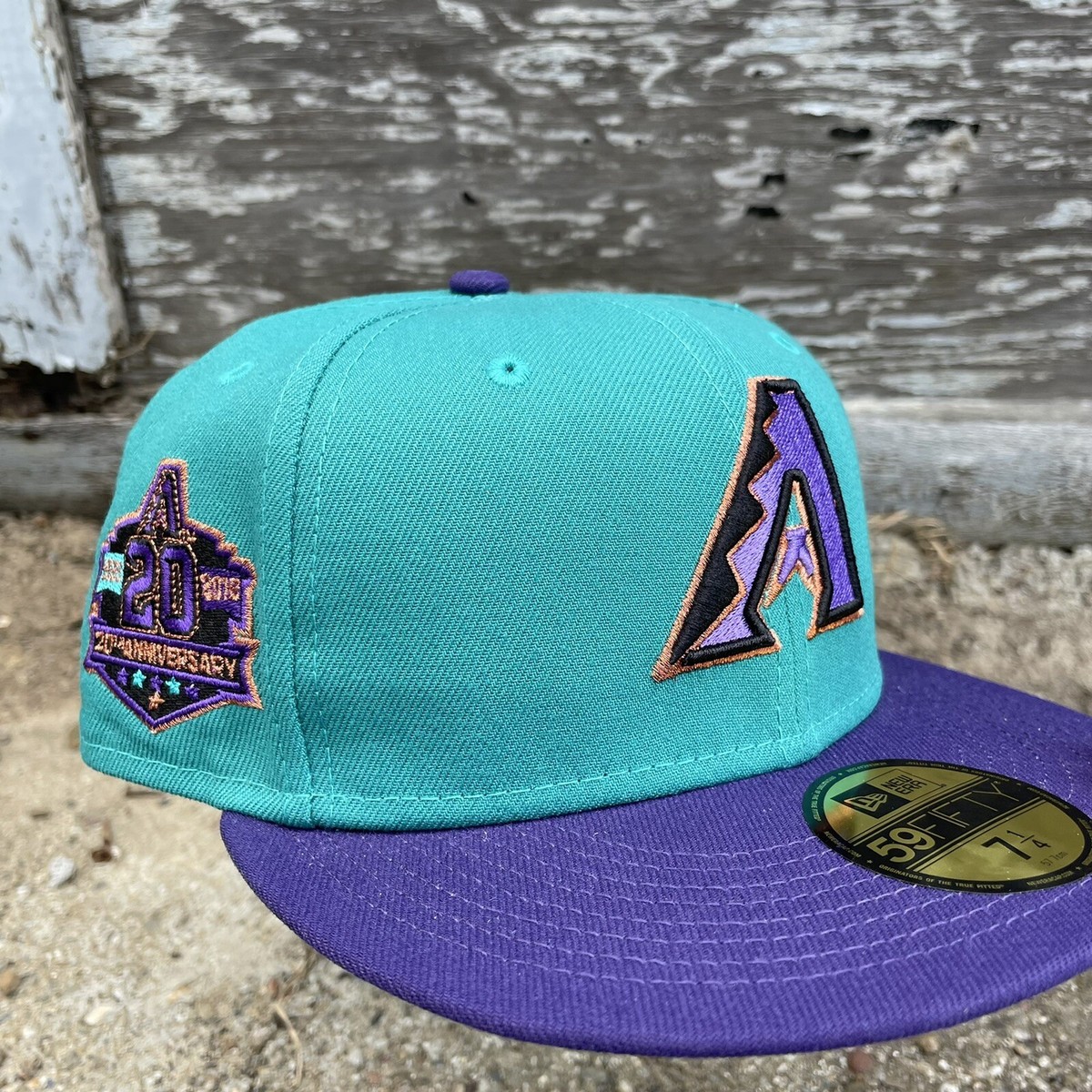 7 1/4 Grey UV Hat Club Exclusive Arizona Diamondbacks 20th 
