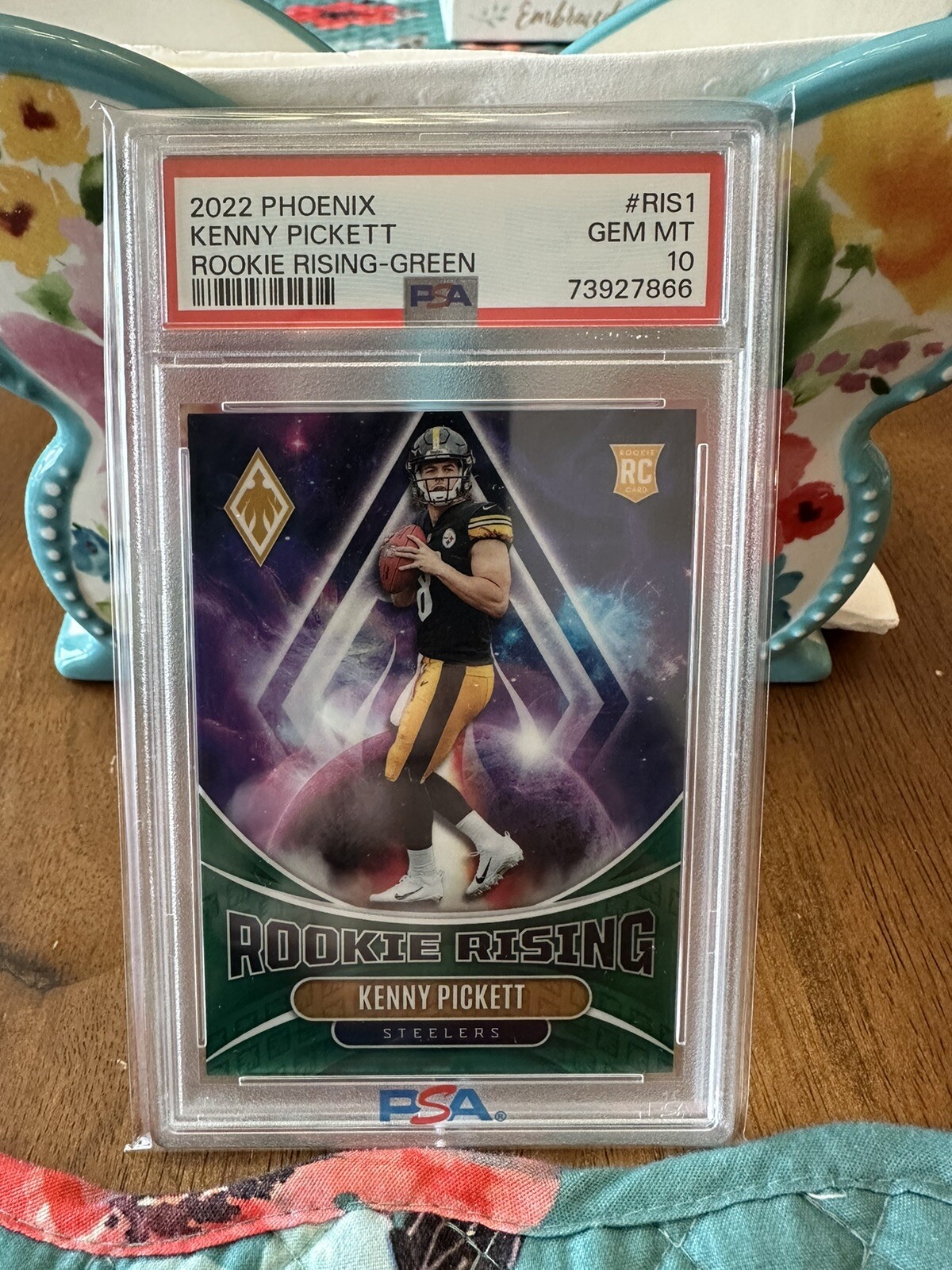 Kenny Pickett Panini Phoenix Rookie Rising #RIS1 Green