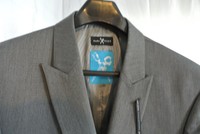 Marc Ecko (cut And Sew) Suit Gray Jacket Size S40 Marc Ecko (cut And Sew) Suit Gray Jacket Size S40