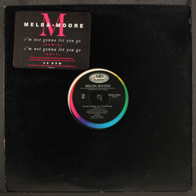 MELBA MOORE: i'm not gonna let you go (remix) CAPITOL 12'' Single 33 RPM
