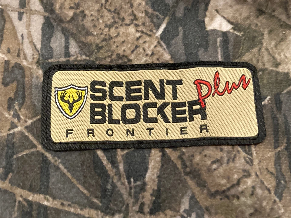 Scent Blocker Plus Frontier Camo Hunting Mossy Oak Break Up Jacket Mens Medium - Image 2 of 4