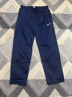 NIKE VINTAGE PANTS BIG SWOOSH WITH POCKETS 32 SIZE BLUE