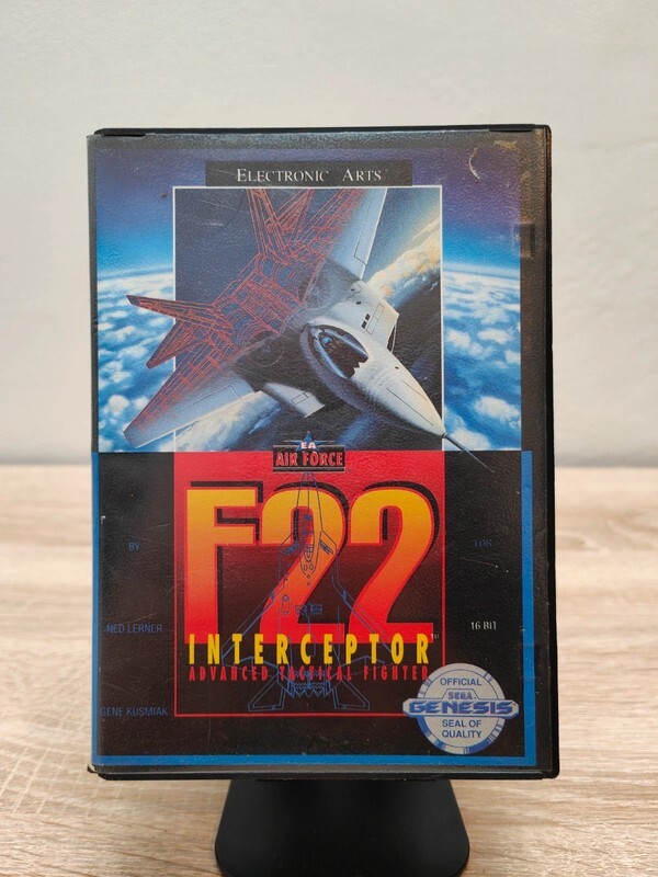 Jeu Sega Megadrive Genesis - F22 INTERCEPTOR : Advanced Tactical Fighter 