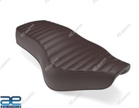 Brauner Plissee Sitzbezug FüR Royal Enfield New Bullet 350 Ab 2023 KXA00124 @Re