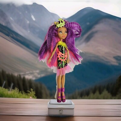 Monster High Doll Electrified Monstrous Hair Clawdeen Wolf 2015 EUC C418G 