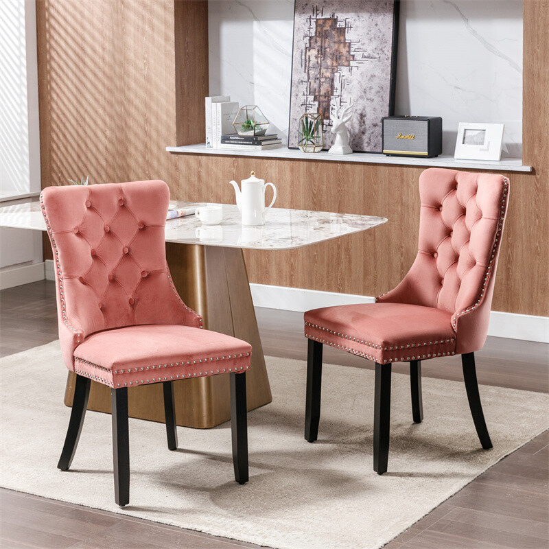 W/wood Legs Nailhead Trim