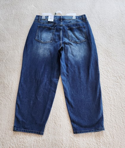 Women's Barrel Denim Distressed jeans NWT, size 8, 16, 18 - Picture 2 of 7