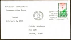 🍁Canada  #391   "Surveying Crew"    Fine Used  1961  First Day Cover