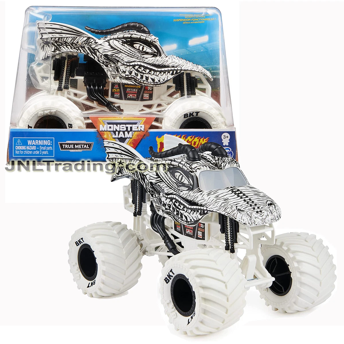 Monster Jam, Dragon Vs. Full Charge 1:64 Scale Die-Cast Monster Trucks